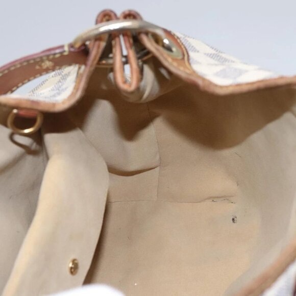 LOUIS VUITTON Damier Azur Galliera PM Shoulder Bag N55215 LV Auth EC449 - Picture 11 of 16